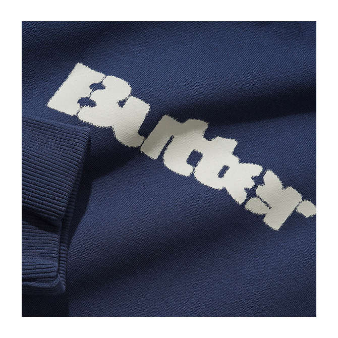 Butter Goods - Stencil Logo Pullover Hood - Navy