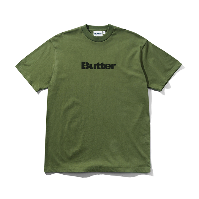 Butter Goods - Stencil Logo Tee - Army