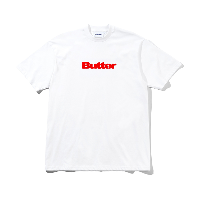 Butter Goods - Stencil Logo Tee - White