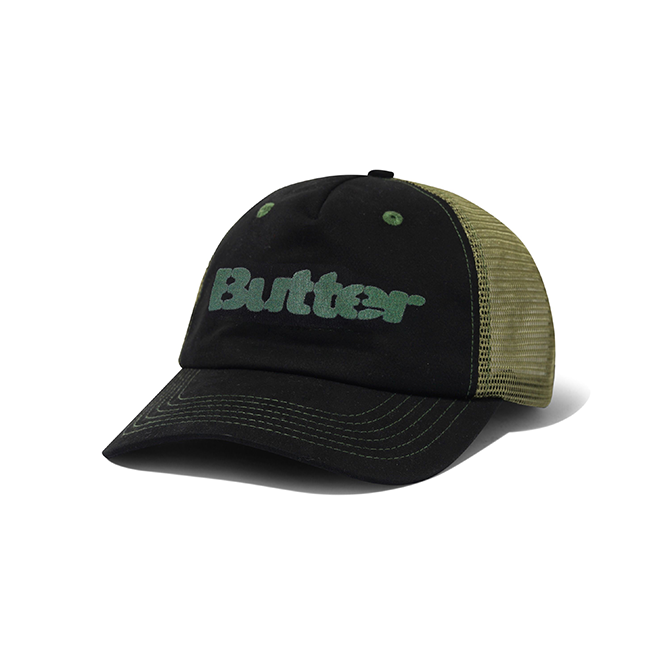 Butter Goods - Stencil Trucker Cap - Black