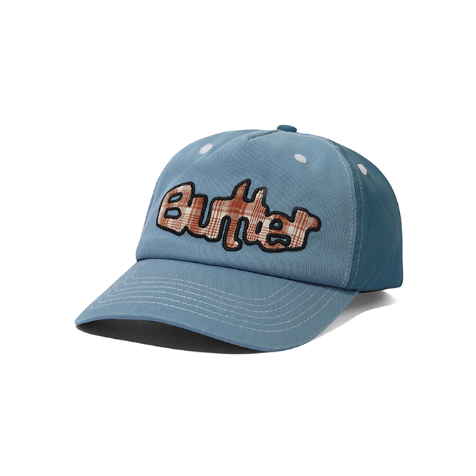 Butter Goods - Stretch 5 Panel Cap - Washed Slate