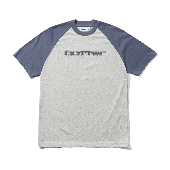 Butter Goods - Witness Raglan Tee - Slate/Ash