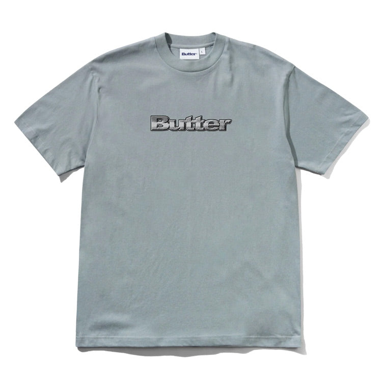 Butter Goods - Alloy Logo Tee - Dull Ocean