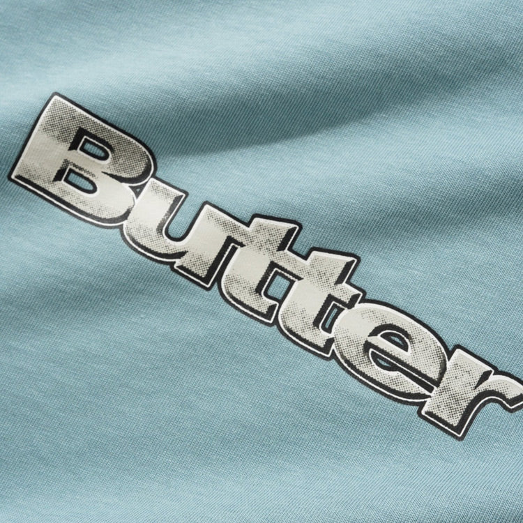 Butter Goods - Alloy Logo Tee - Dull Ocean