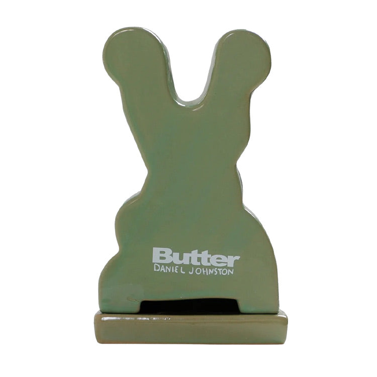 Butter Goods x Daniel Johnston - Frog Ceramic Incense Holder - Light Green