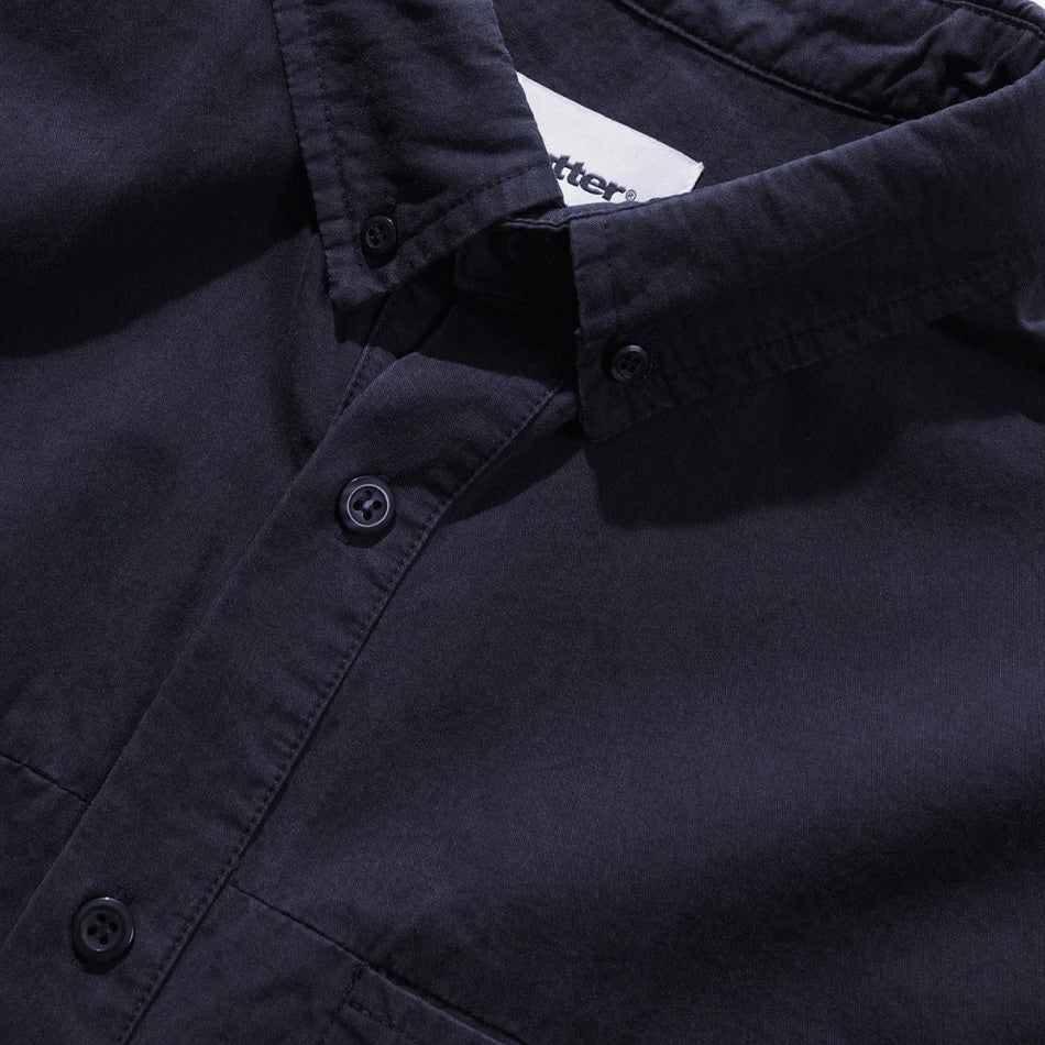 Butter Goods - Abseil L/S Shirt - Washed Navy