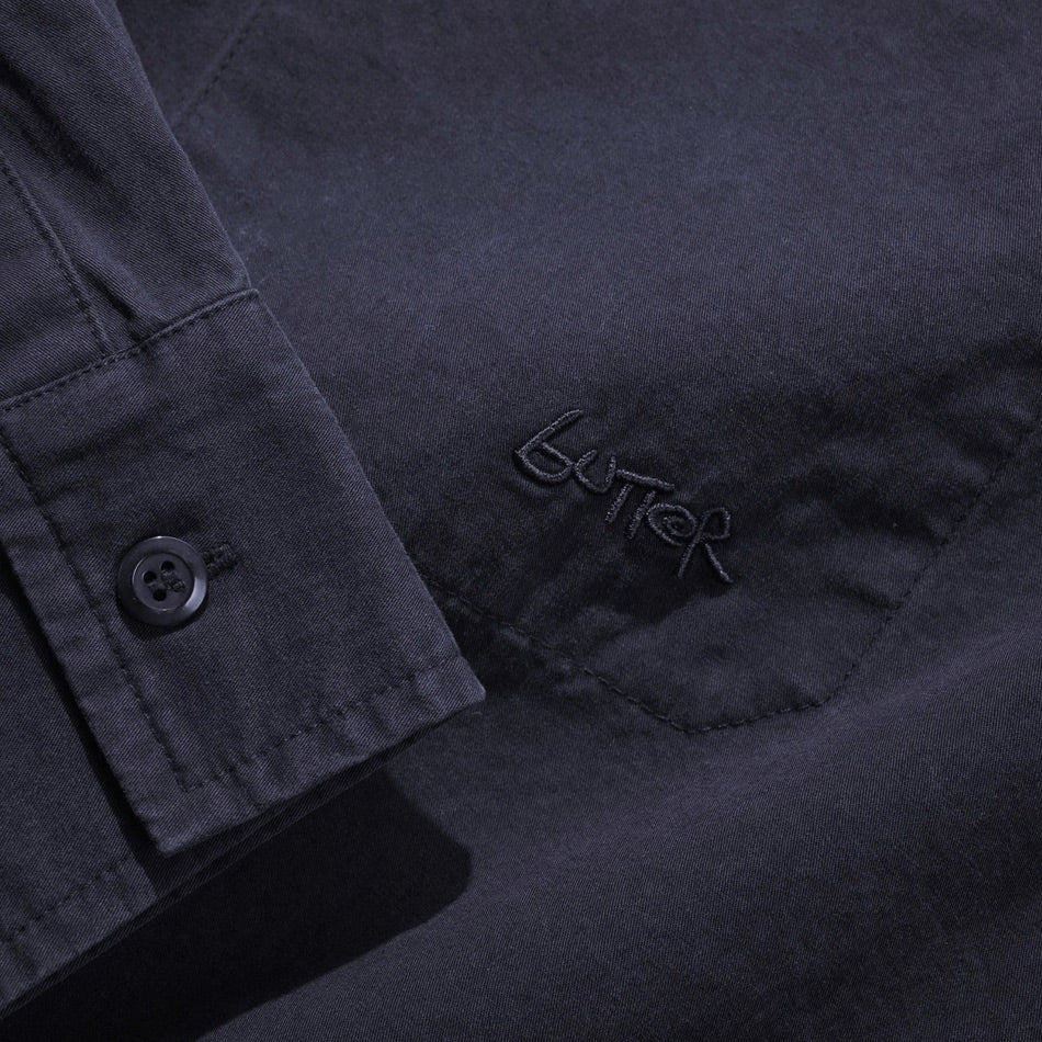 Butter Goods - Abseil L/S Shirt - Washed Navy