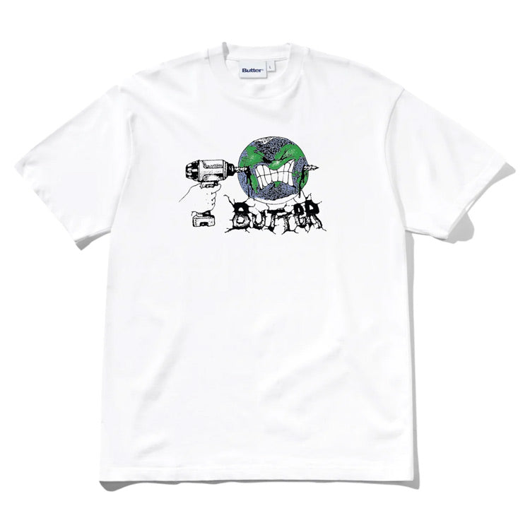 Butter Goods - Drill Tee - White