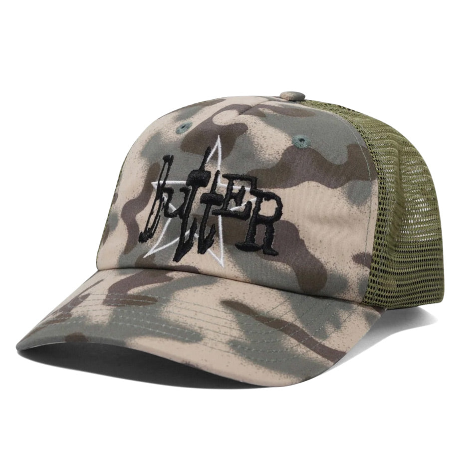 Butter Goods - Sigil Trucker Cap - Spray Camo