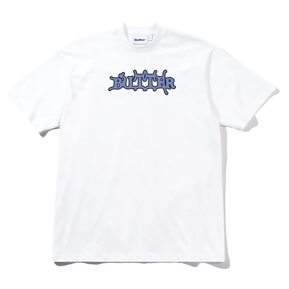 Butter Goods - Serif Tee - White
