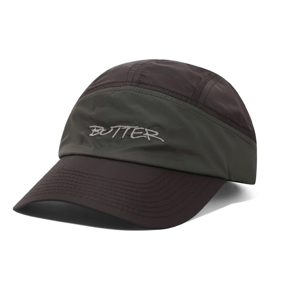 Butter Goods - Stride Running Cap - Army/Brown
