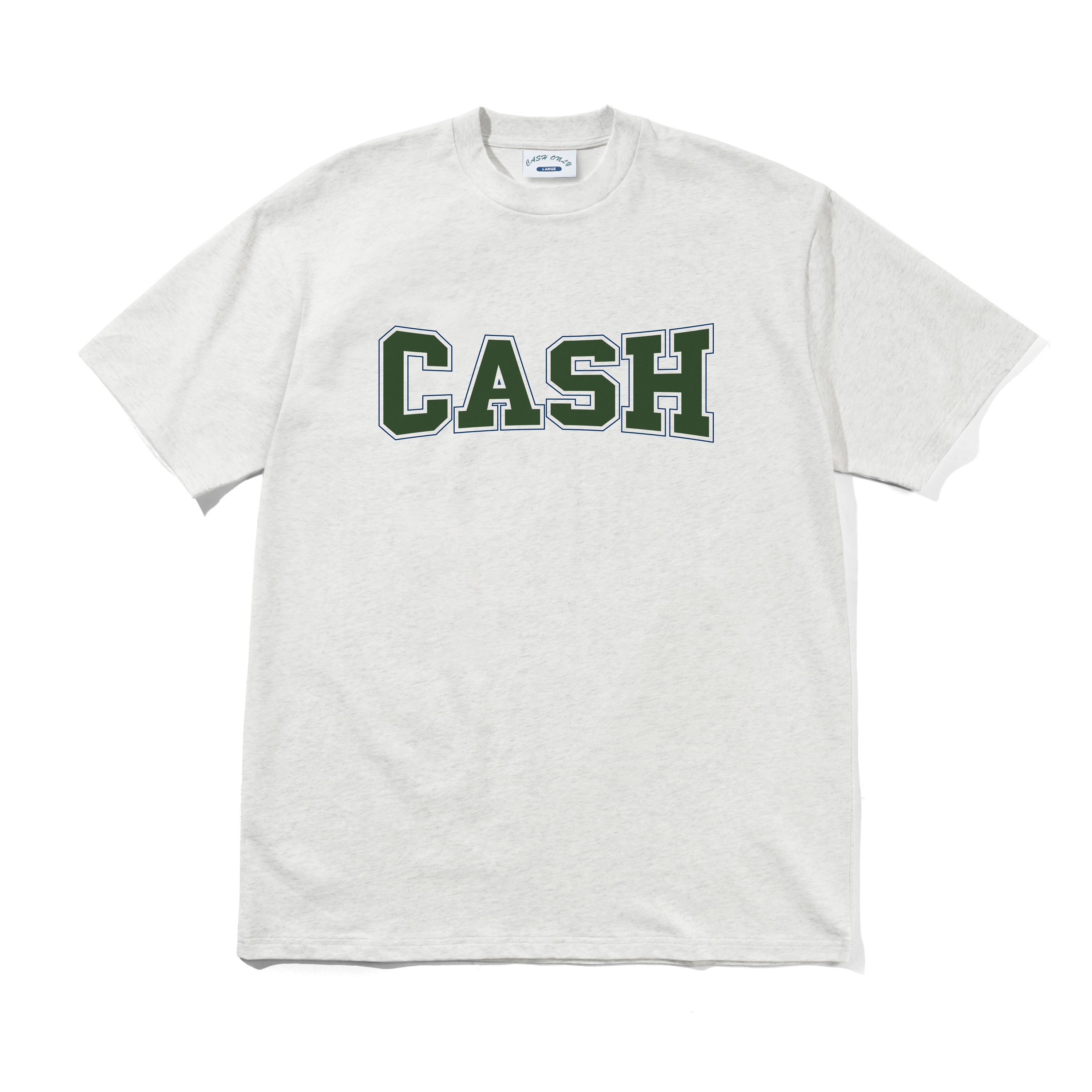 Cash Only - Campus Tee - Ash