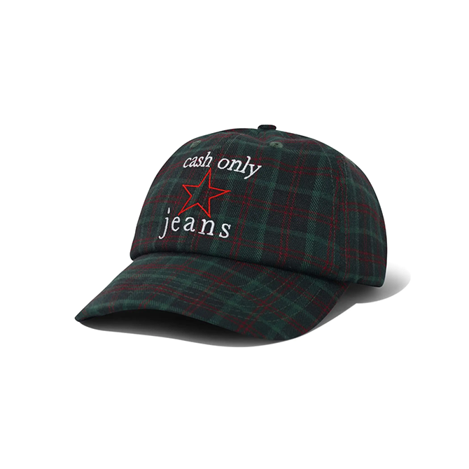 Cash Only - Star 6 Panel Cap - Plaid