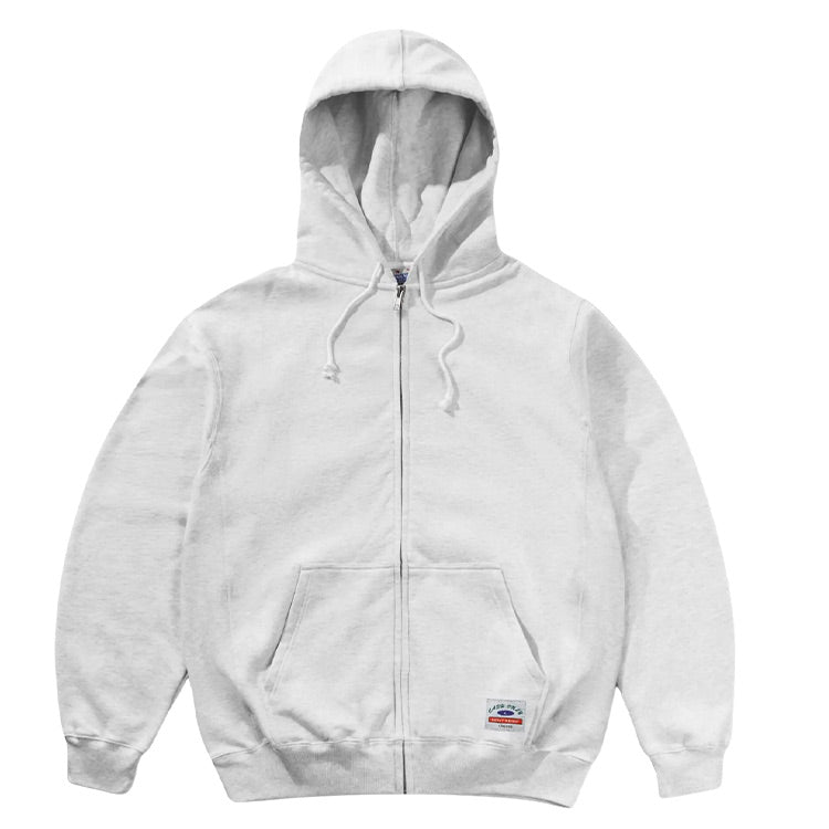 Cash Only - Heavy-Weight Zip-Thru Hood - Ash