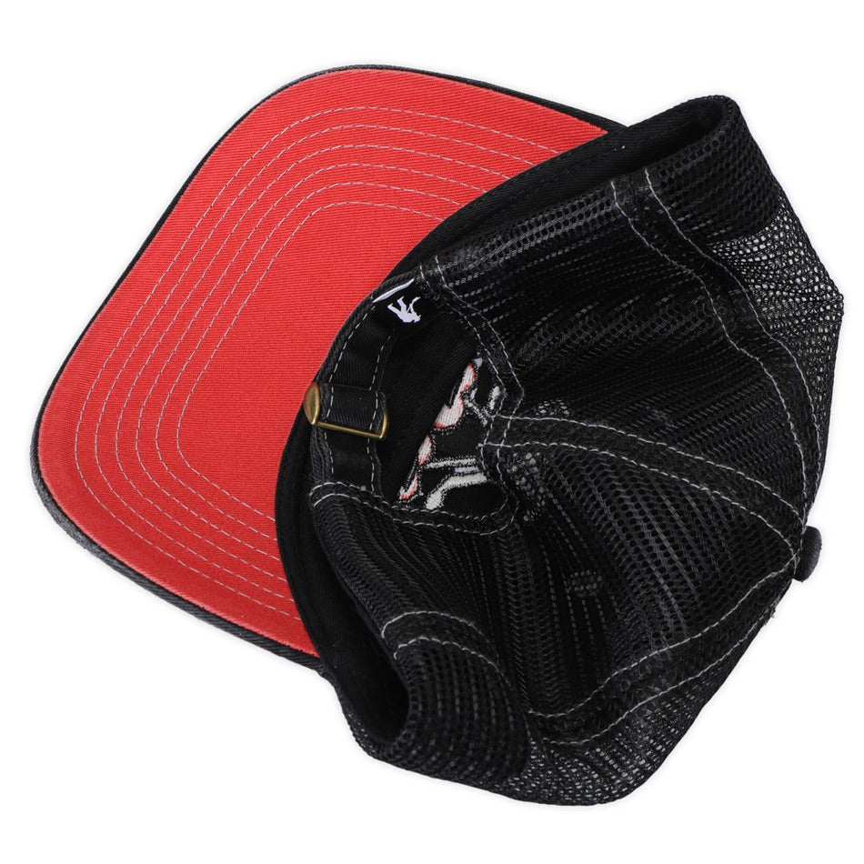 Pass~Port  - Cherries Leagues Trucker - Washed Black
