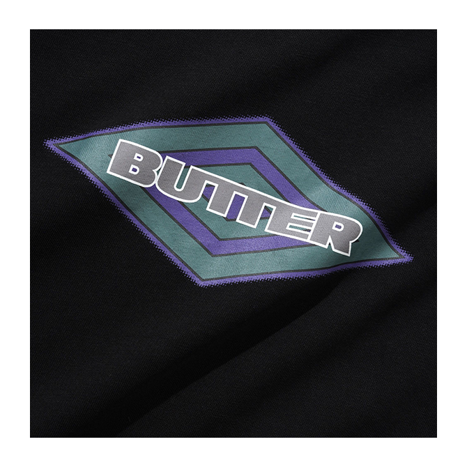 Butter Goods x Umbro - Diamond Logo Pullover Hood - Black