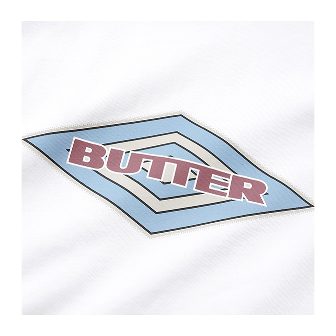 Butter Goods x Umbro - Diamond Logo Tee - White 1