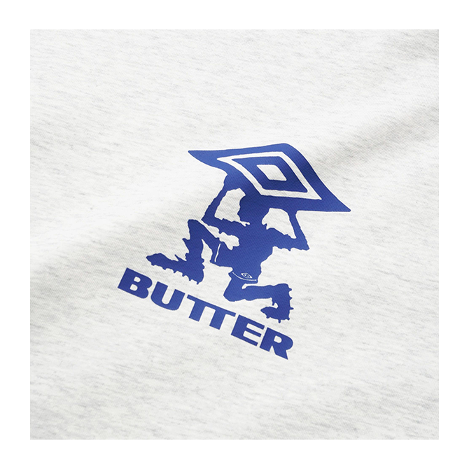 Butter Goods x Umbro - Diamond Terrain Tee - Ash