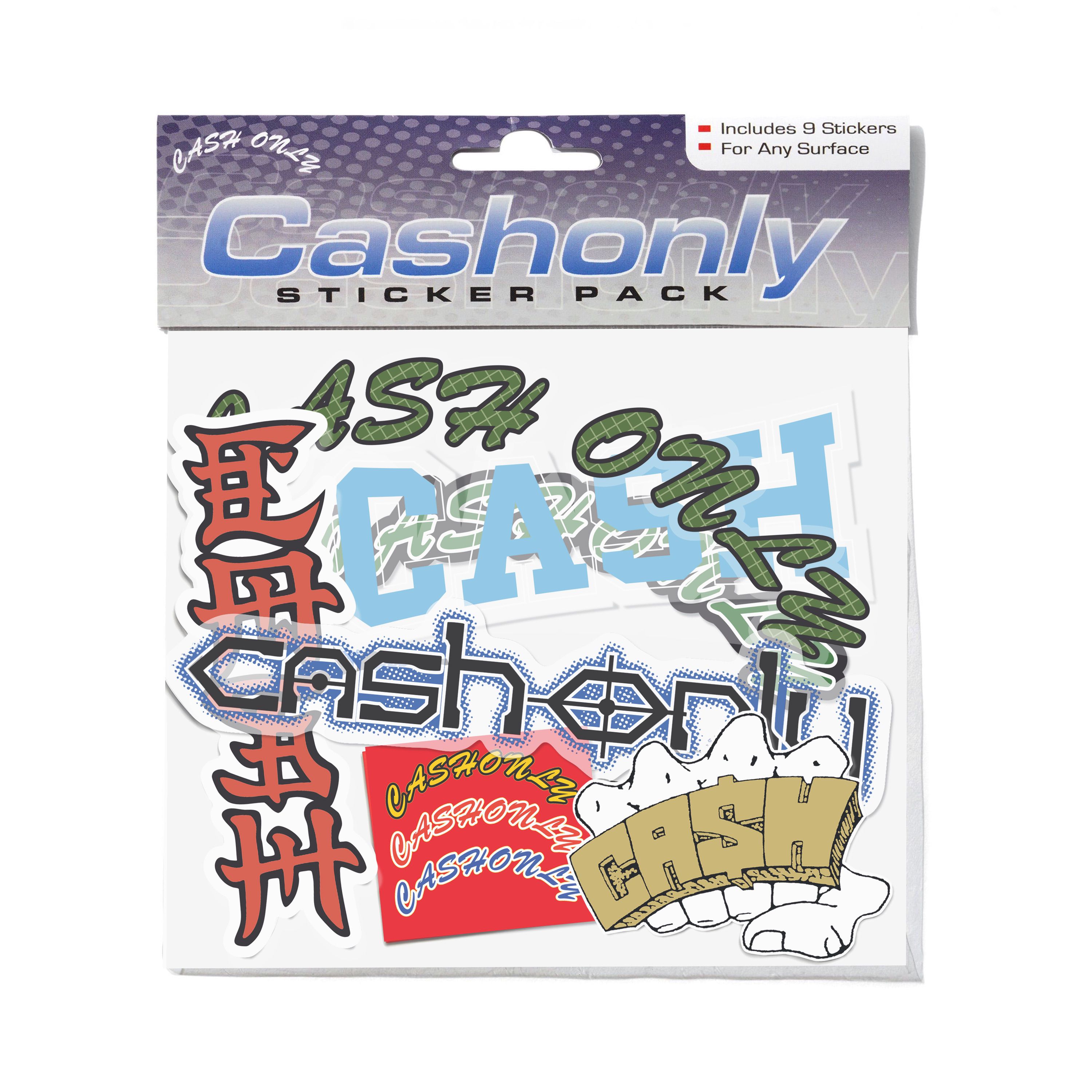 Cash Only - Drop 17 Sticker Pack - Various