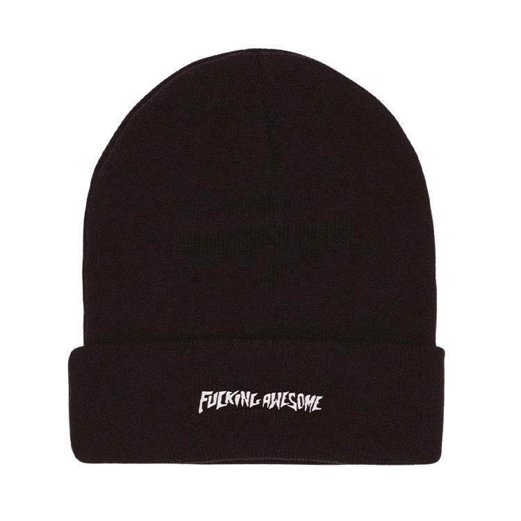 Fucking Awesome - Metal Stamp Logo Beanie - Black