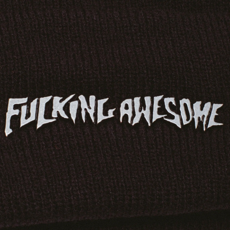 Fucking Awesome - Metal Stamp Logo Beanie - Black