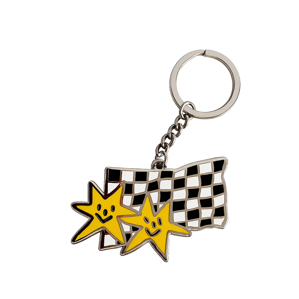 Frog - Stars Keychain - Yellow