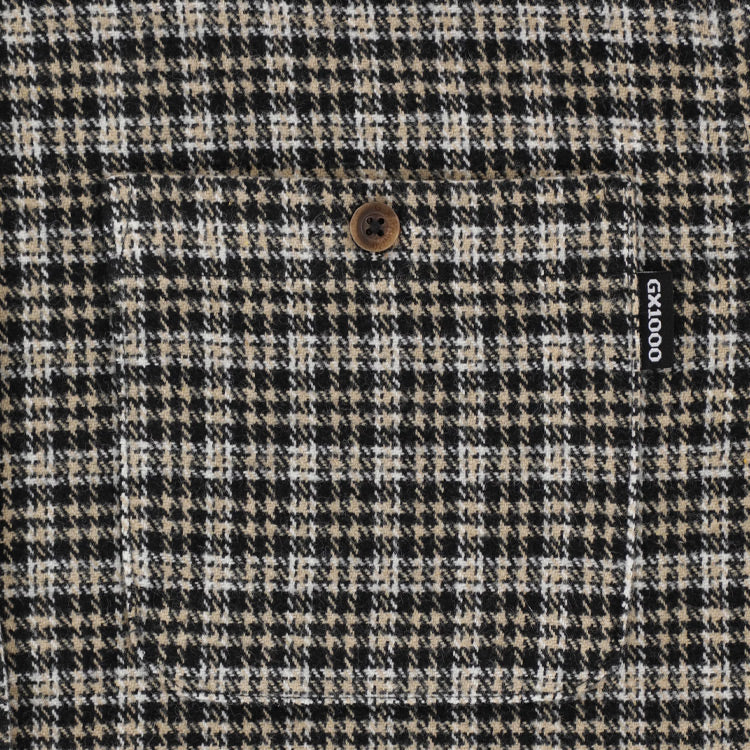 GX1000 - Hound Tooth LS Shirt - Beige