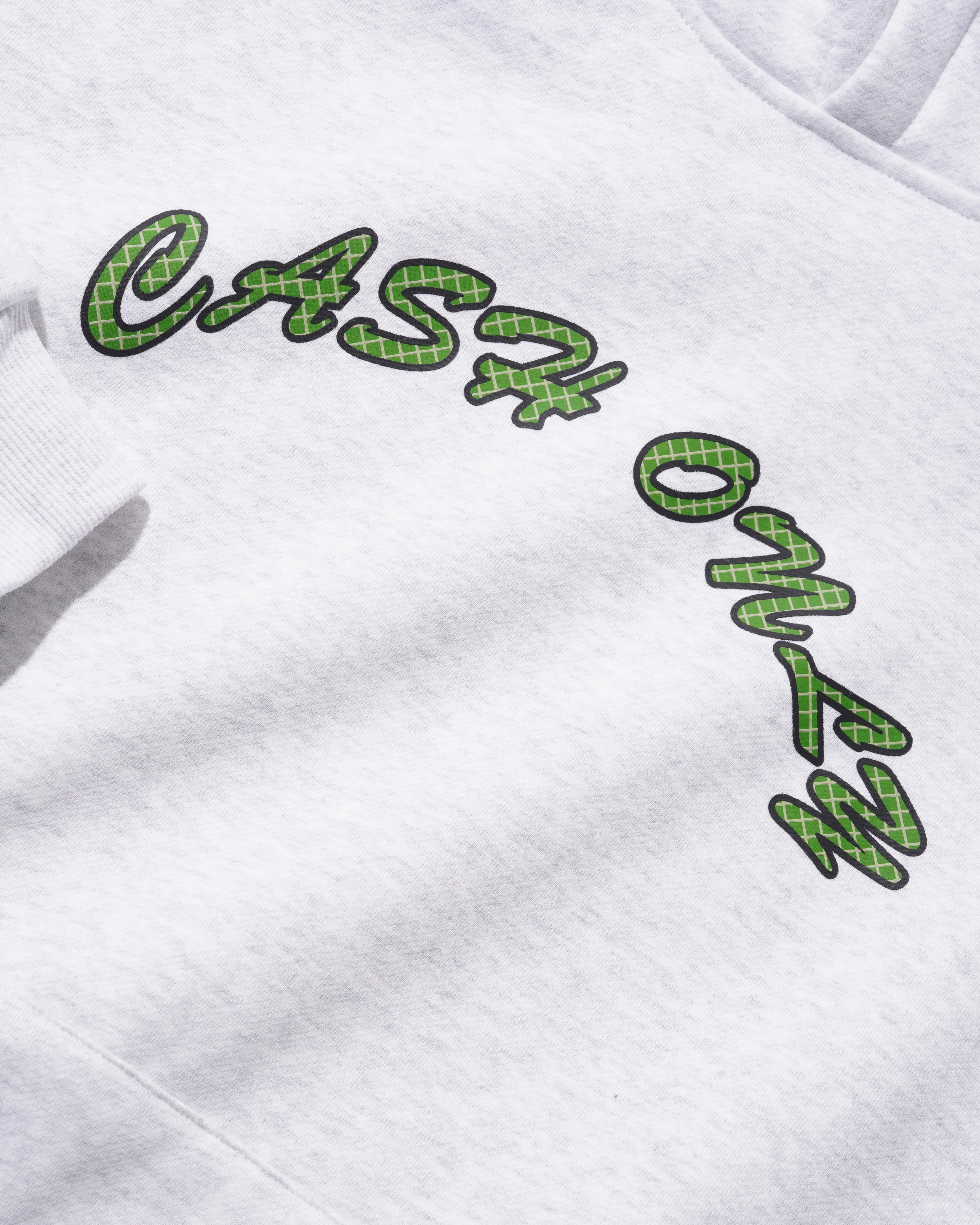 Cash Only - Grid Logo Pullover Hood - Ash