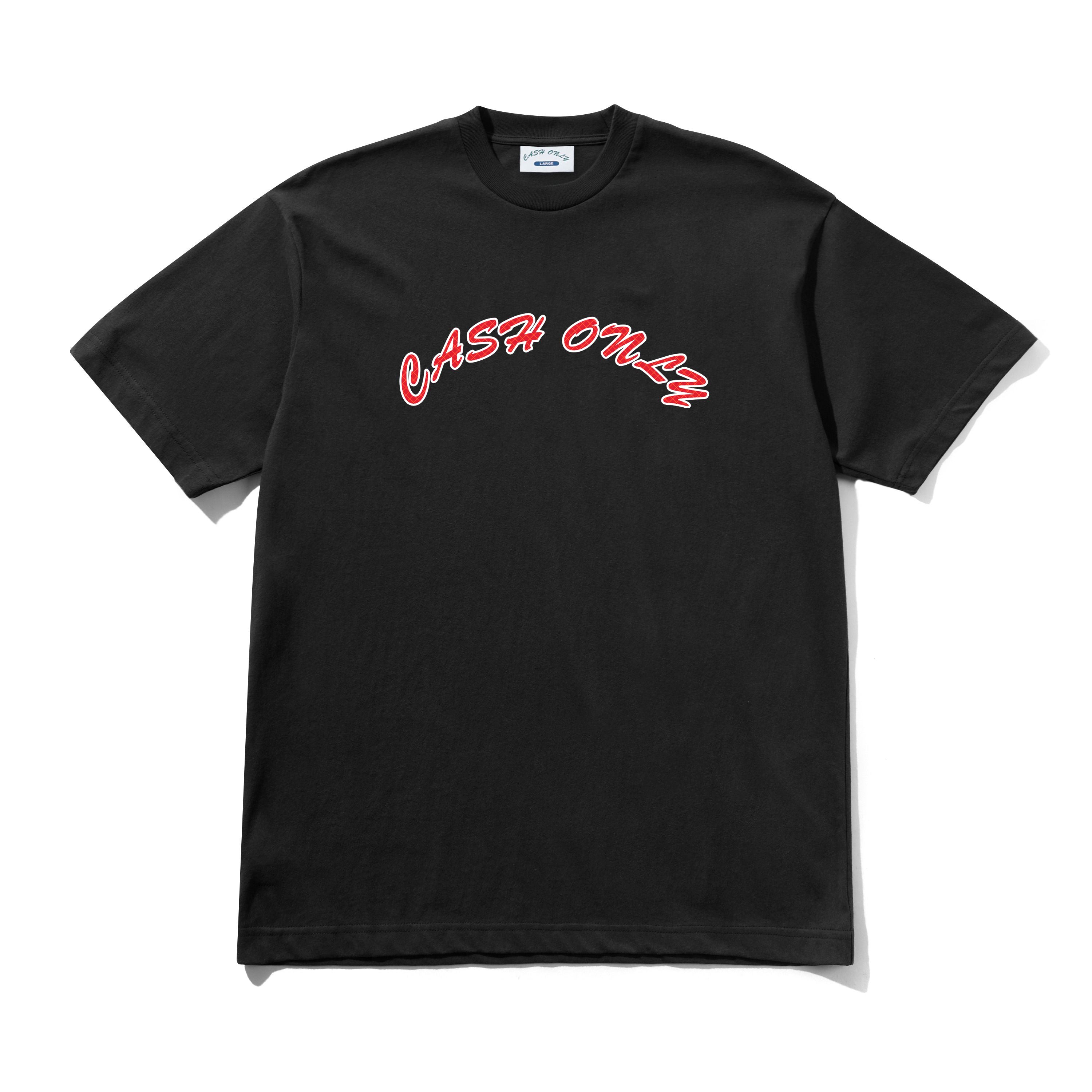 Cash Only - Grid Logo Tee - Black