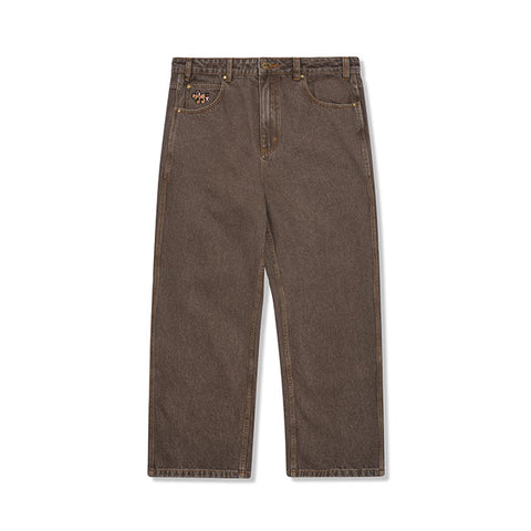 Butter Goods - Pooch Relaxed Fit Denim Jeans - Washed Brown