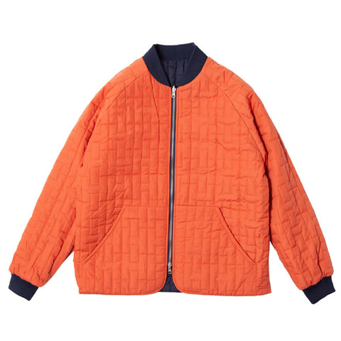 Hoddle - Reversible Bomber Jacket - Navy/Orange