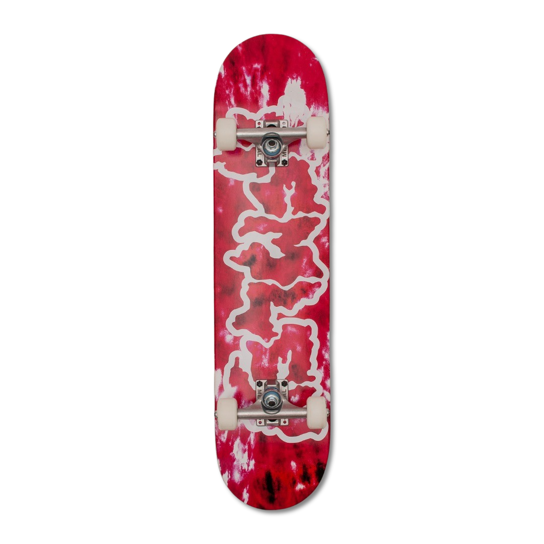 Hemley - Concrete Logo Complete - Red Tie Dye
