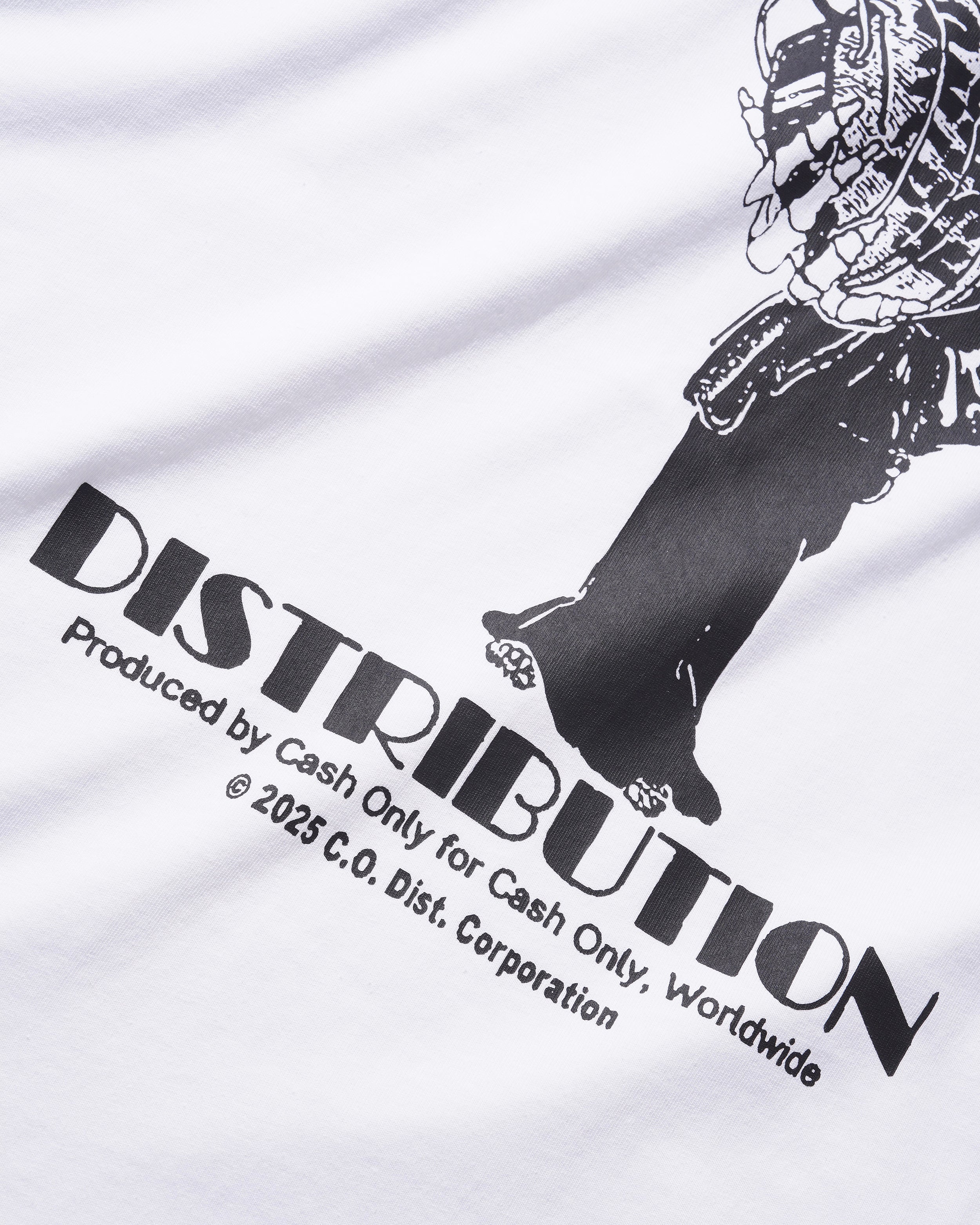 Cash Only - Listen Tee - White