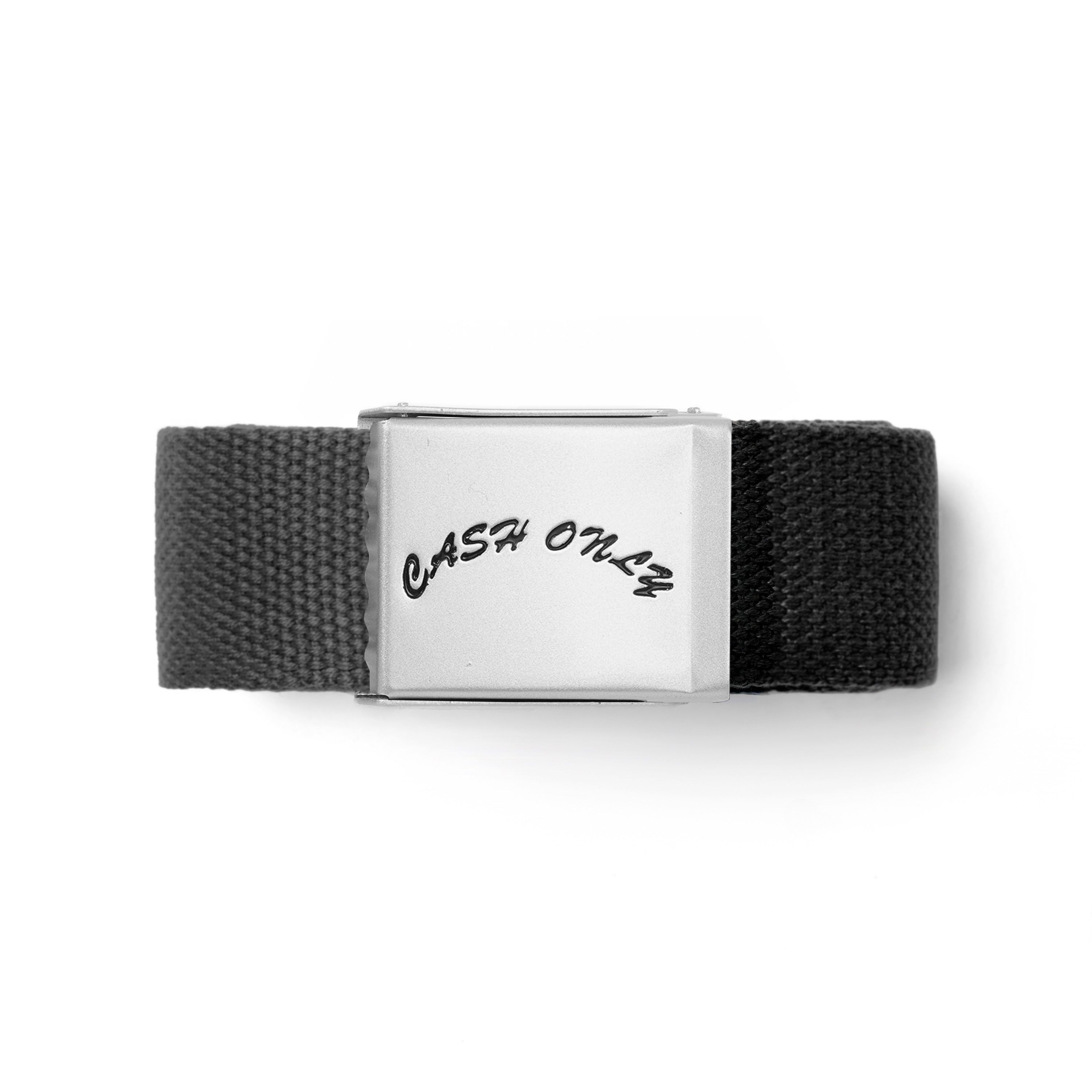 Cash Only - Logo Web Belt - Black