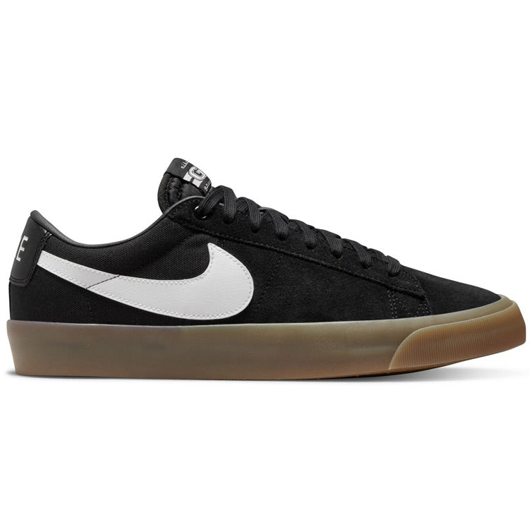 NikeSB - Zoom Blazer Low Pro GT - Black/White-Black-White-Gum - Hemley Skateboarding