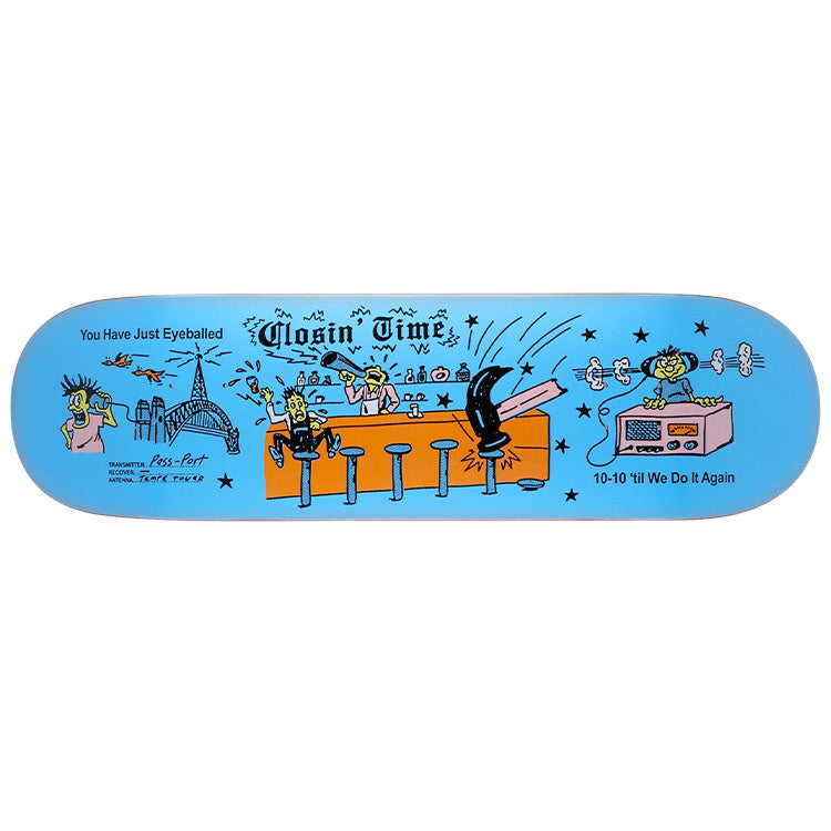 Pass~Port - Eyeball Series - Closin' Time Deck - Multi - Hemley Skateboarding