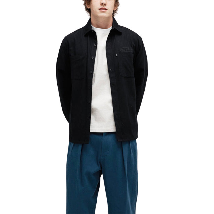 Pass~Port - Ovalit Herringbone LS Shirt - Black