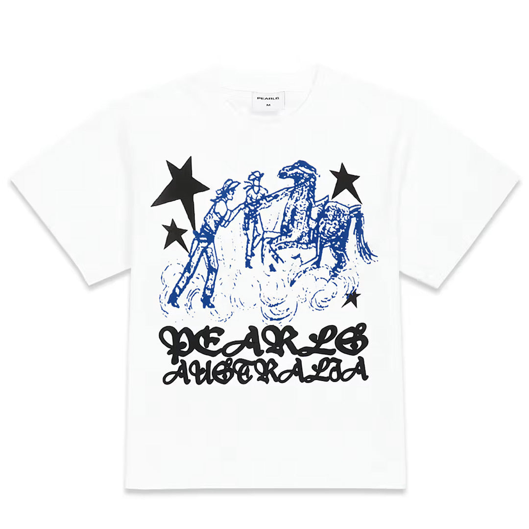 Pearls - Lasso Tee - White