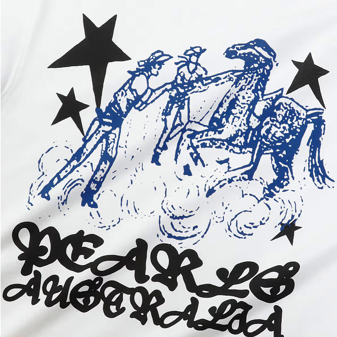 Pearls - Lasso Tee - White