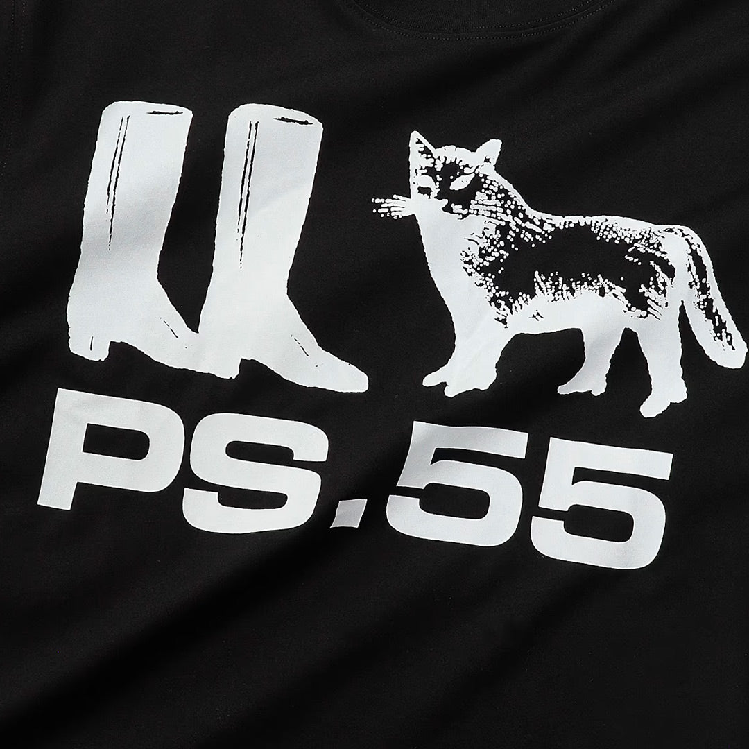 Pearls - Puss In Boots Tee - Black