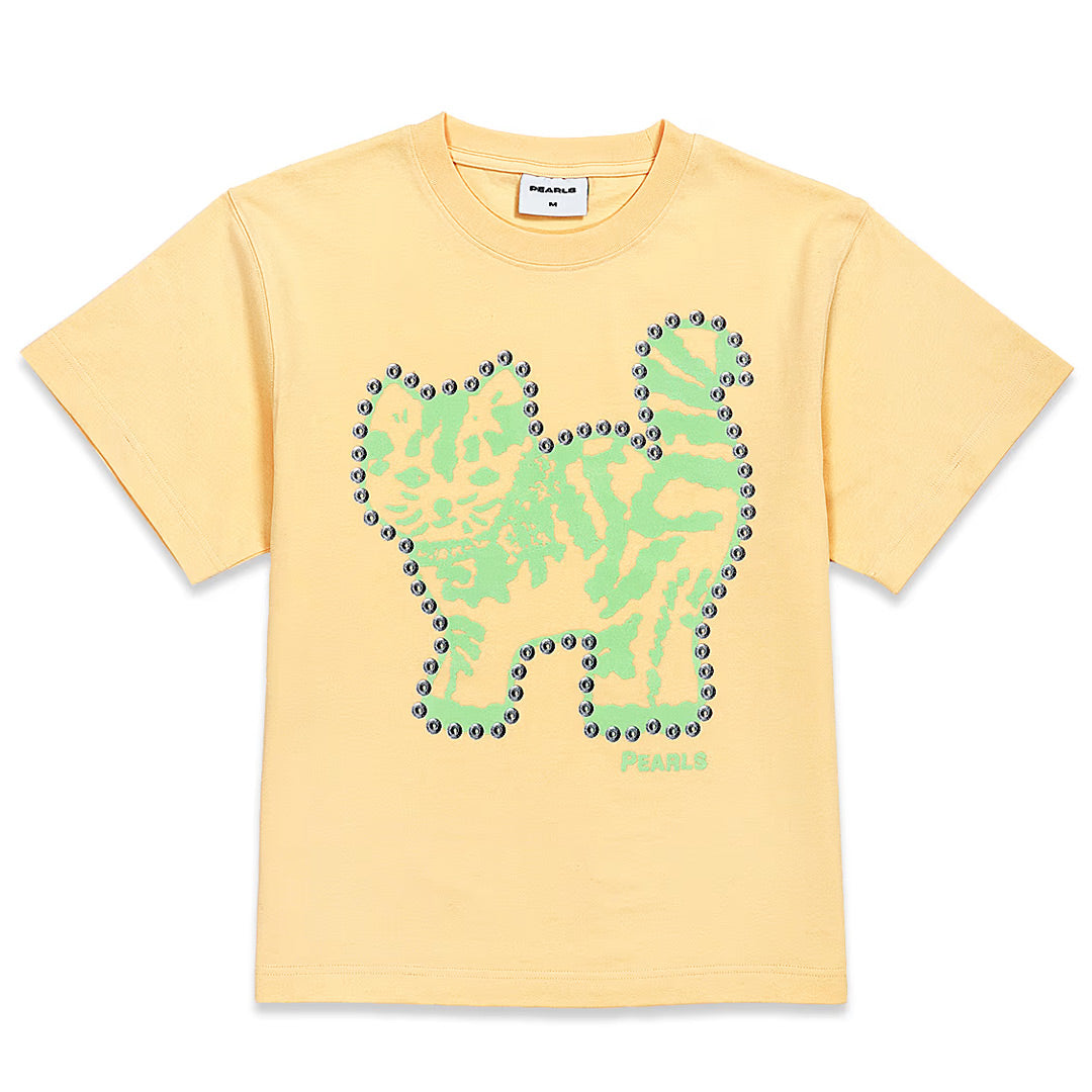 Pearls Stud Muffin Tee - Butter