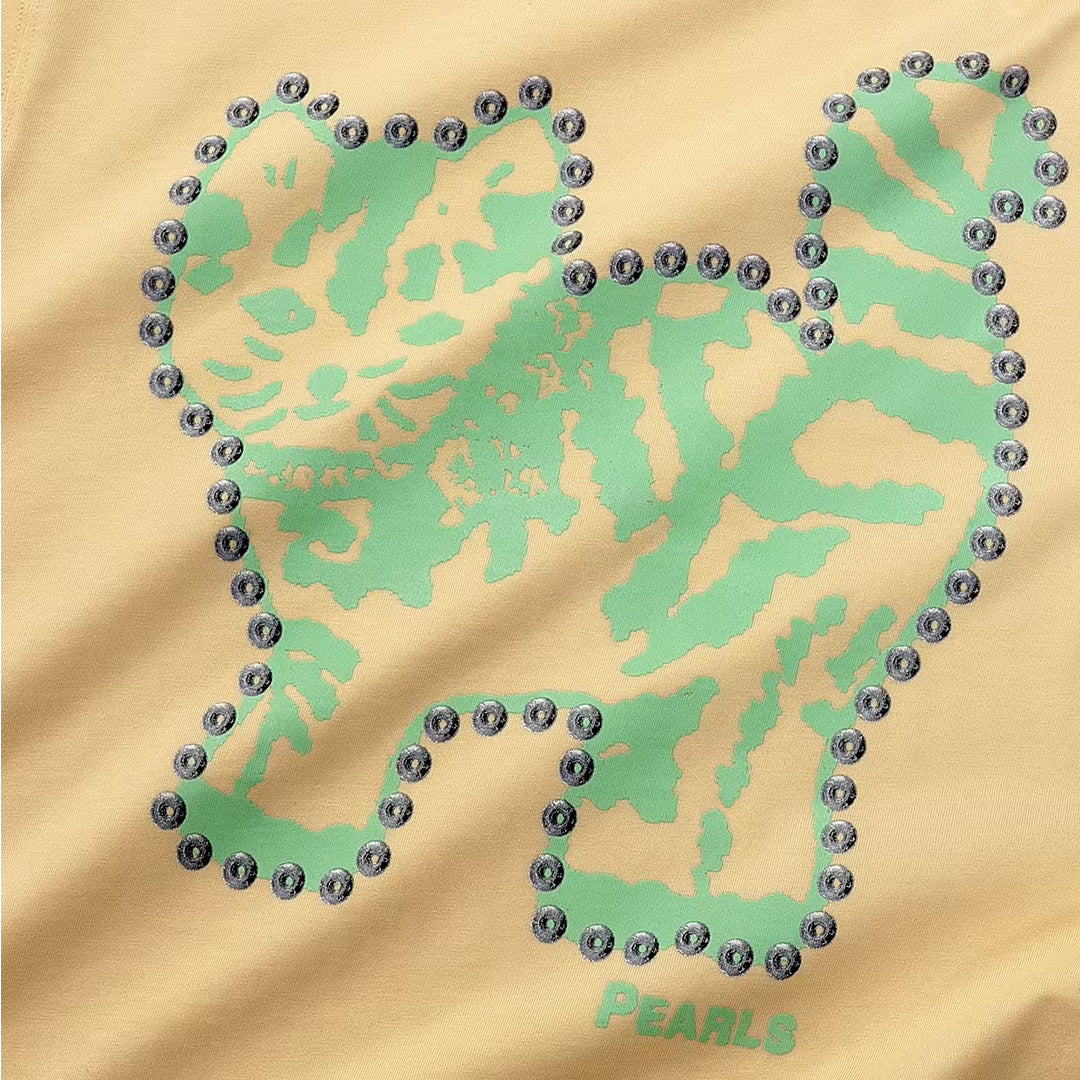 Pearls Stud Muffin Tee - Butter