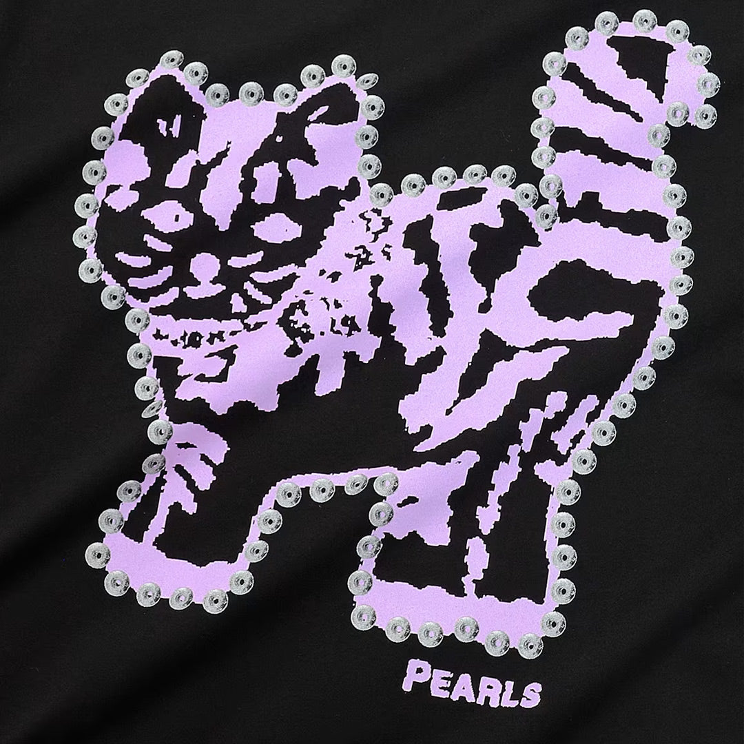 Pearls - Stud Muffin Tee - Black