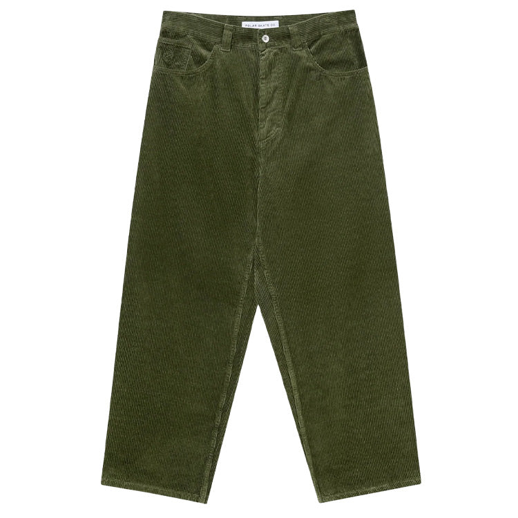 Polar Skate Co. - Big Boy Cord Pants - Uniform Green - Hemley Skateboarding