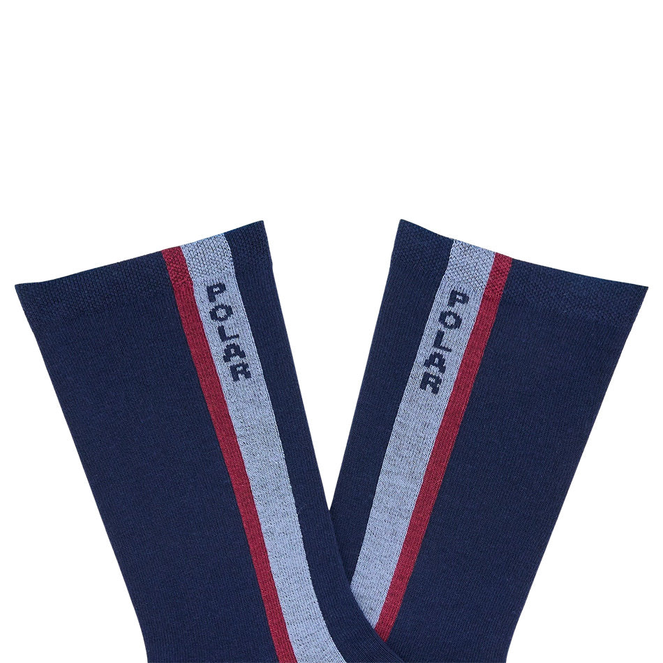 Polar Skate Co. - Business Socks - Side Stripe - Navy