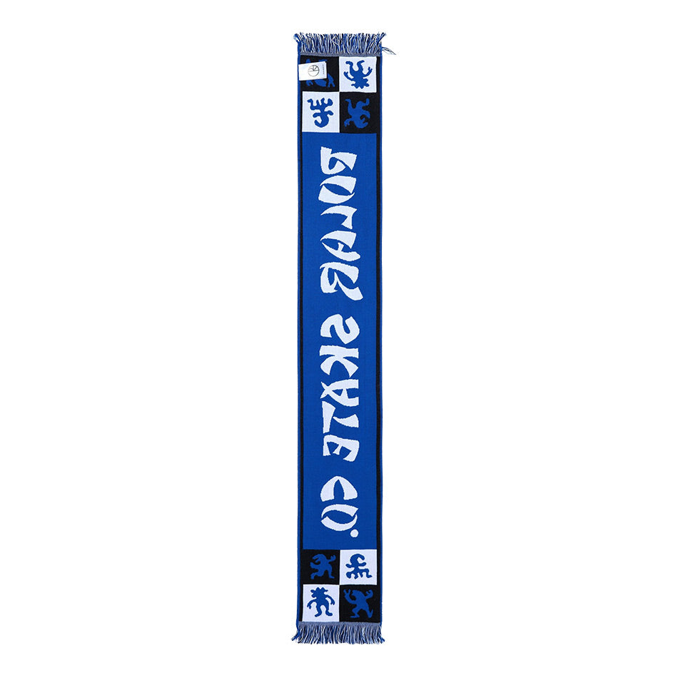 Polar Skate Co. - Football Scarf - Checkers - Blue