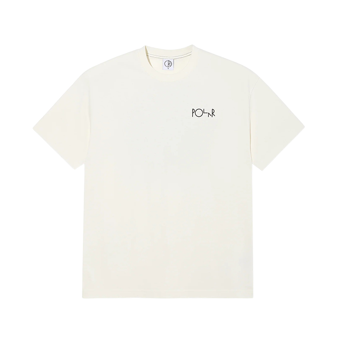 Polar Skate Co. - Contrast Tee - Fill Logo - Ivory/Black