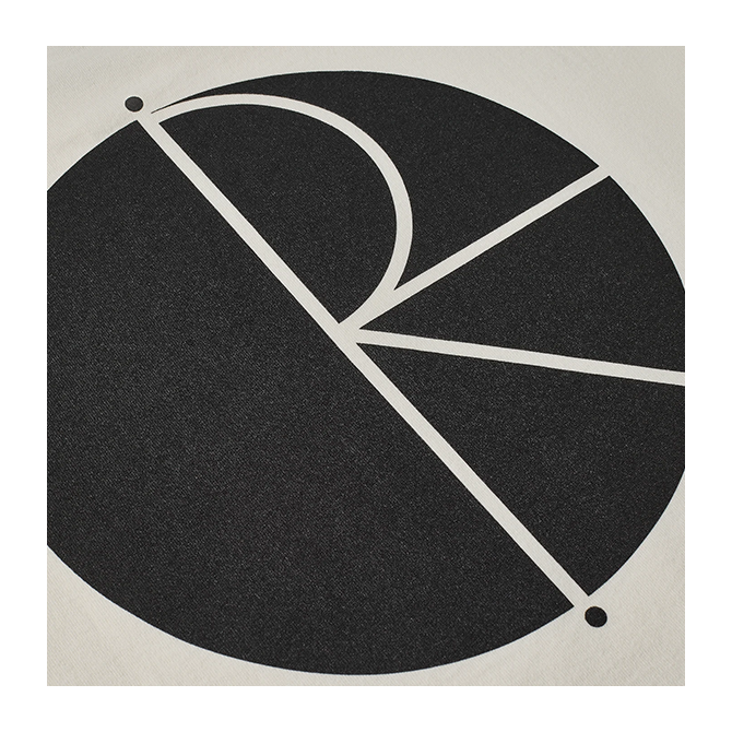Polar Skate Co. - Contrast Tee - Fill Logo - Ivory/Black