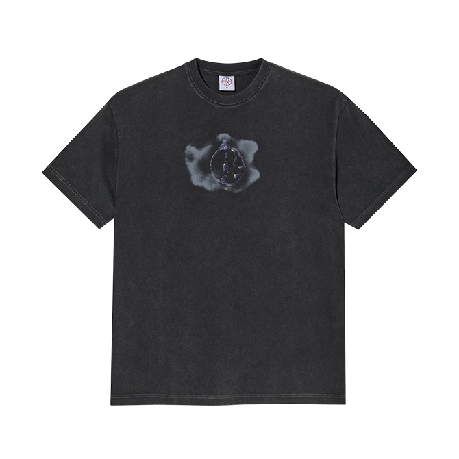 Polar Skate Co. - Metal Logo Tee - Silver/Black