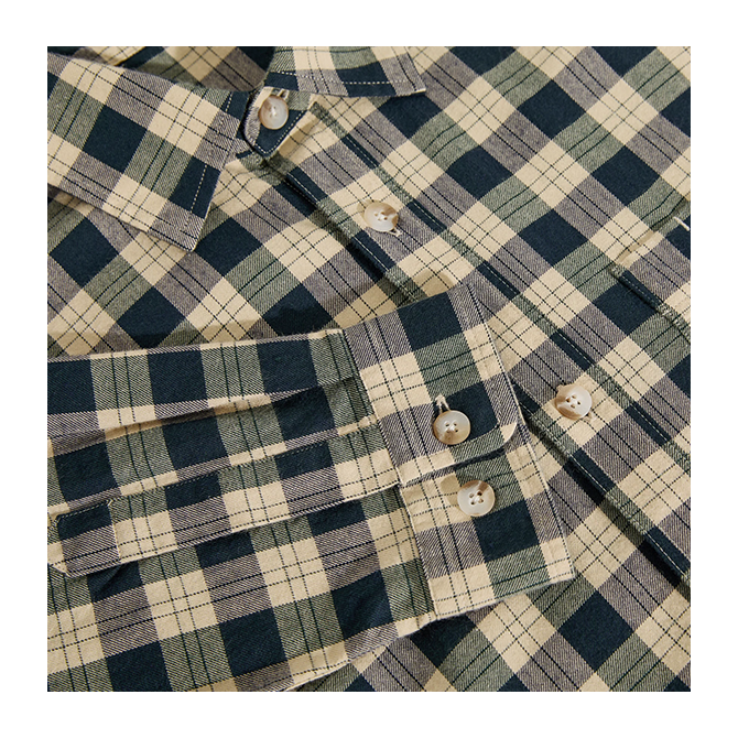 Polar Skate Co. - Mitchell LS Shirt - Teal/Butter